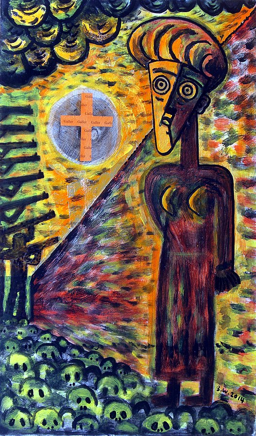 527px-XII_Execution_of_Edith_Cavell_painting_by_Brian_Whelan_2015